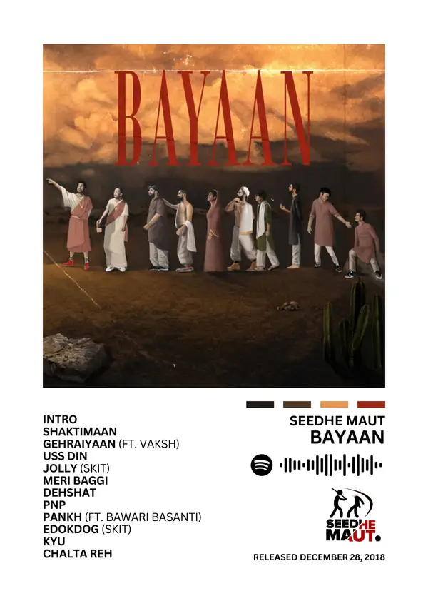 Seedhe Maut — Bayaan Album Cover Art