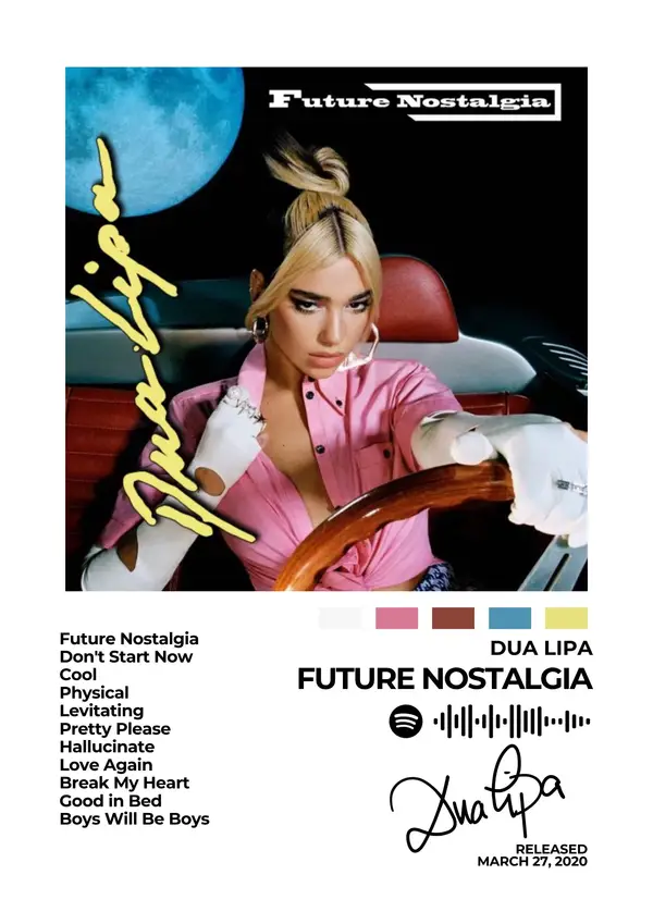 Dua Lipa Future Nostalgia Pink Outfit Steering Wheel