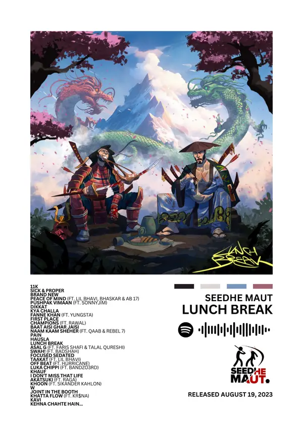 Seedhe Maut — Lunch Break Album Cover Art